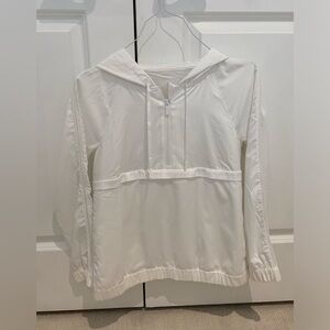Lululemon White Running Jacket, Size 2, Never Worn (too small for me)
